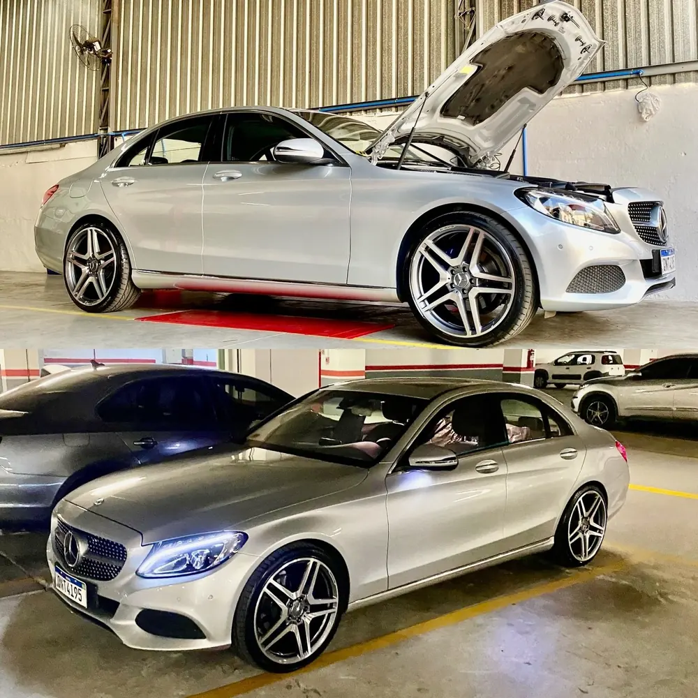 Mercedes-Benz C250 na oficina